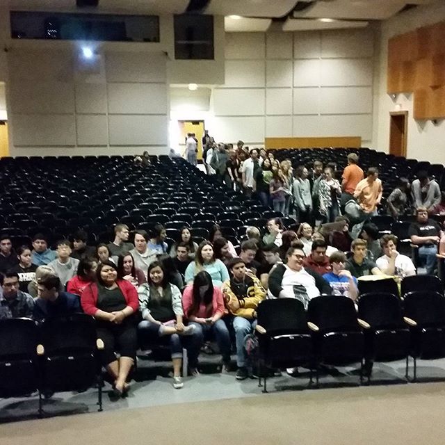 Students Entering for Keynote